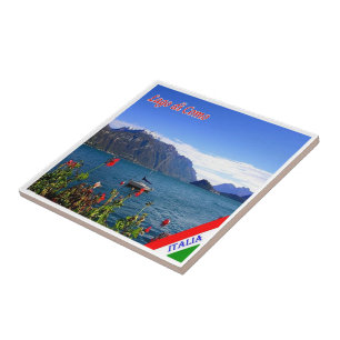 GAL061 LAKE COMO, Uitzicht, Italië, Tegeltje