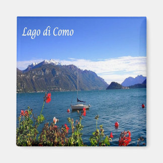 GAL066 LAKE COMO Uitzicht, Italië, Koelkast Magneet