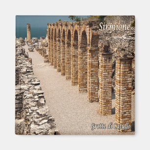 GAL113 SIRMIONE Grotten van Catullo, Italië, Koelk Magneet