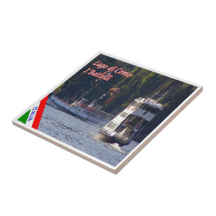 GAL118 COMO MEER, Boten, Italië, Tegeltje