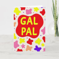 Gal Pal Vriendschapskaart