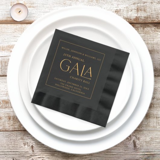 Gala Ball Charity collecte de fonds Elegant Black  (Initiation)