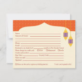 Gala de collecte de fonds Marocaine RSVP Card (Dos)