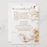 Gala-evenement uitnodiging ontwerp 