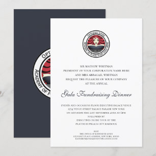 Gala Fundraising Dinner Kaart