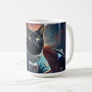 Galactic Cat Astronaut Koffiemok