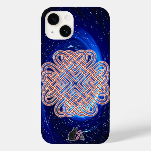 Galactic Celtic Love Knot Case-Mate iPhone Case (Achterkant)