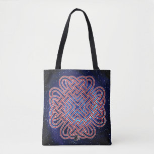 Galactic Celtic Love Knot Draagtas