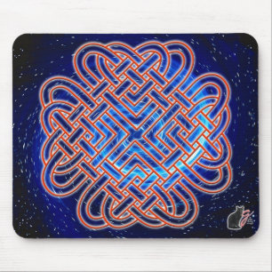 Galactic Celtic Love Knot Muismat