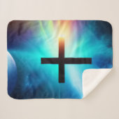 Galactic Cross Sherpa Blanket Sherpa Deken (Voorkant (horizontaal))