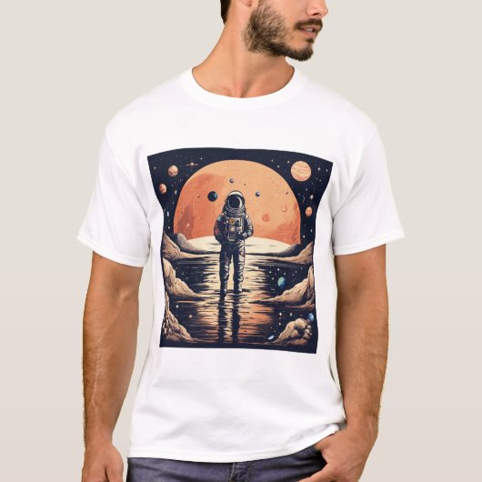 Galactic Explorer: reis voorbij de sterren T-shirt (Voorkant)