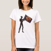Galactic Flagbearer | Cosmic Warrior Design T-shirt (Voorkant)