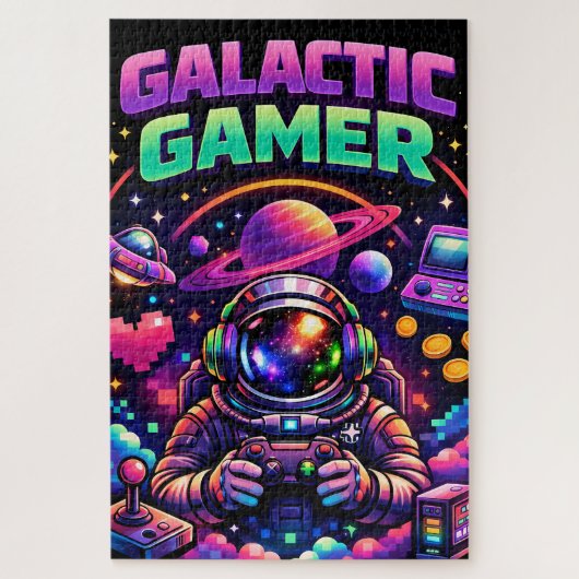 Galactic gamer legpuzzel (Verticaal)