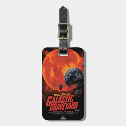 Galactic Graveyard Poster, Macs 2129-1. Bagagelabel (Voorkant verticaal)