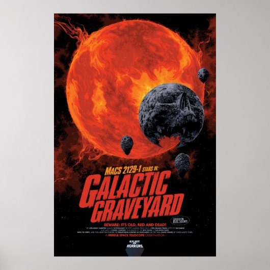 Galactic Graveyard Poster, Macs 2129-1. Poster (Voorkant)