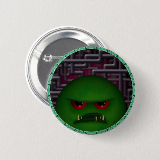 Galactic Grudgling Ronde Button 5,7 Cm (Voorkant /achterkant)