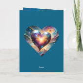 Galactic Heart of the Universe Kaart (Achterkant)