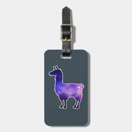 Galactic Llama Bagagelabel (Voorkant verticaal)