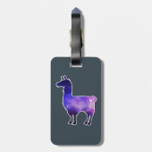 Galactic Llama Bagagelabel (Achterkant verticaal)