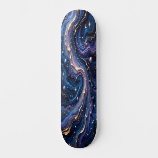 Galactic Marble Flow Edition 3 Skateboard (Voorkant)