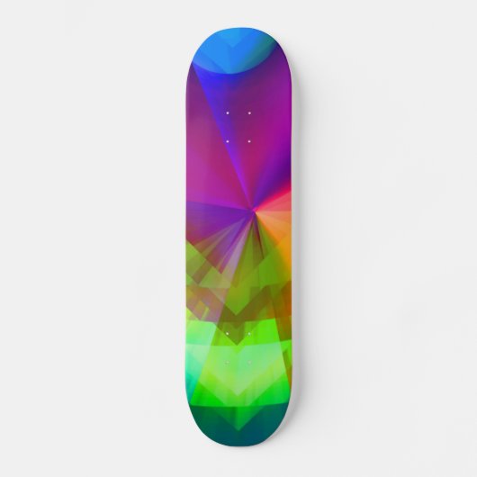 Galactic Prisms Skateboard (Voorkant)