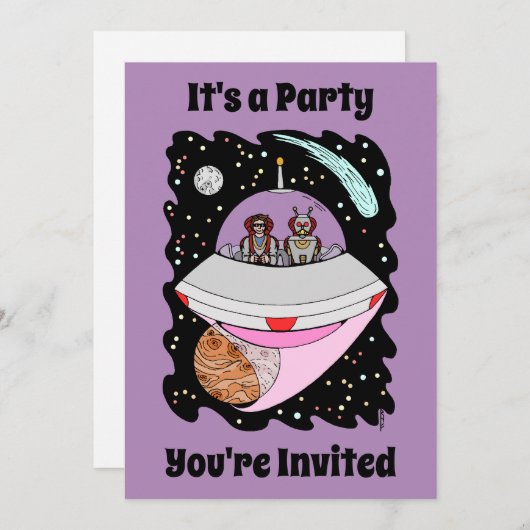 Galactic Road Trip 2018 Kaart (Voorkant / Achterkant)