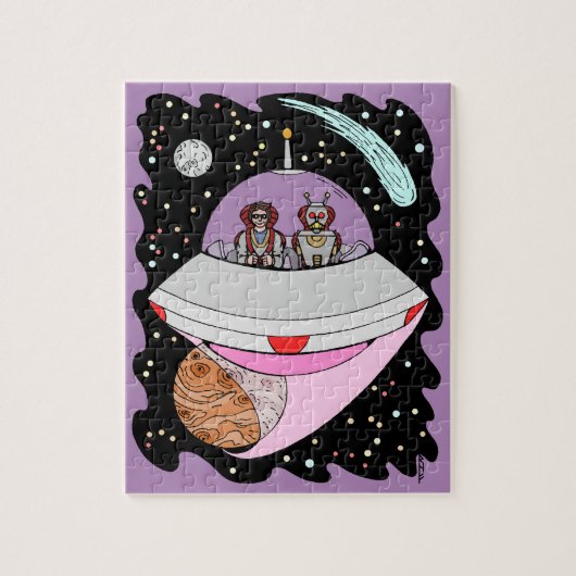 Galactic Road Trip 2018 Legpuzzel (Verticaal)