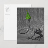 Galactic Santa Claus Feestdagenkaart (Voorkant / Achterkant)