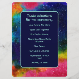 Galactic Sci-Fi Wedding Music-programma Programma