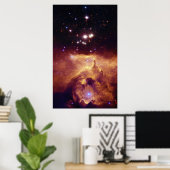 Galactic Star Cluster NGC 6357 Poster (Thuiskantoor)