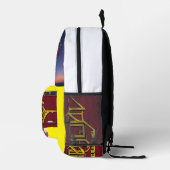 Galactic Starfleet Crew: Moed Go Beyond beroemd ge Bedrukte Rugzak (Rechts)