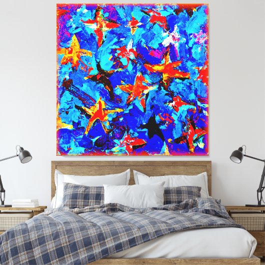 Galactic Stars Dreams. Bestel nu Canvas Afdruk (Insitu (Slaapkamer))