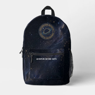 Galactic Stars & Space Explorer Backpack Bedrukte Rugzak