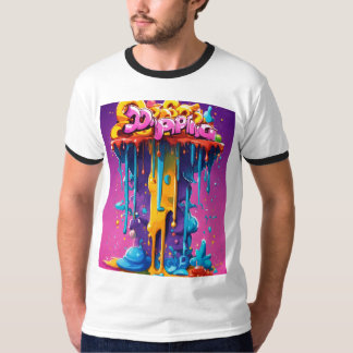 Galactic Swirl: T-shirt met zwaartekracht