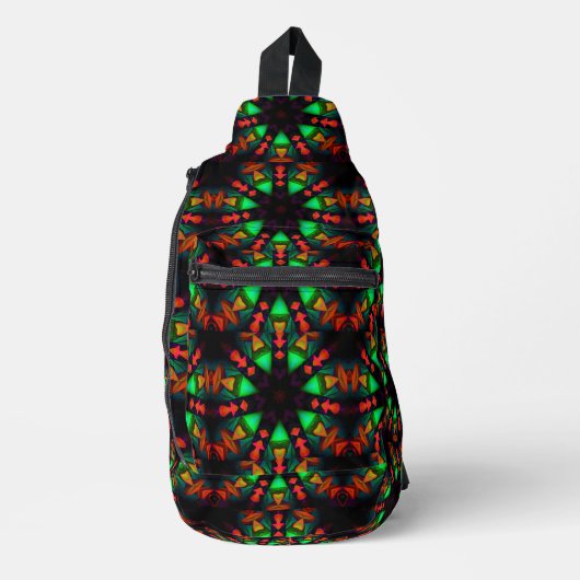 Galactic Tribe Fire Medicine Wiel Sling Bag (Voorkant)