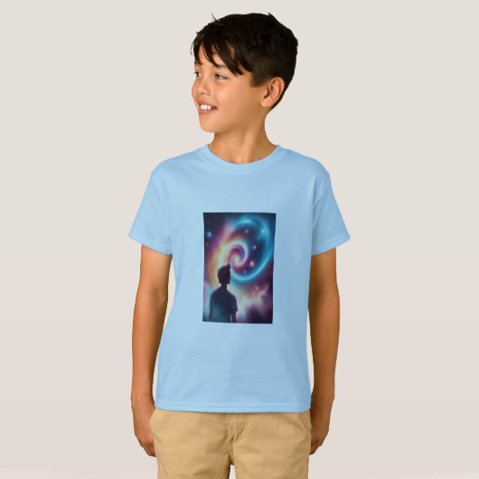 Galactic Vibes T-shirt Design Cosmic Artistry (Voorkant volledig)