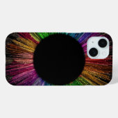 Galactic Vortex: iPhone 15 Black Hole Edition Hoes (Achterkant (horizontaal))
