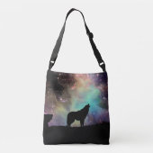 Galactic Wolf Crossbody Tas (Achterkant)