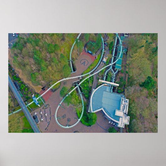 Galactica Drone | Resort Alton Towers Poster (Voorkant)