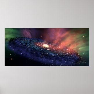 Galacticisme - Galaxy 013, door Joseph A. Wraith Poster