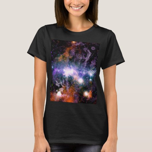 Galactisch centrum van Melkweg Galaxy X-Ray Hubble T-shirt (Voorkant)