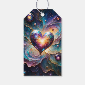 Galactisch Hart van het Universum Cadeaulabel