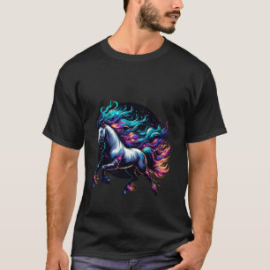 Galactisch Paard in Sterrenlicht Sterrenstelsel Ha T-shirt