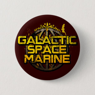 Galactisch Ruimtemarine Insigne Ronde Button 5,7 Cm