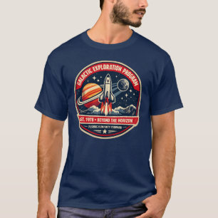 Galactisch Verkenningsprogramma Vintage Ruimtemiss T-shirt