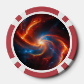 Galactisch vuur poker chips (Achterkant)