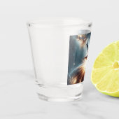 Galactische breakdance explosie in de ruimte shot glas (Links)