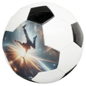 Galactische breakdance explosie in de ruimte voetbal (Drie kwart)