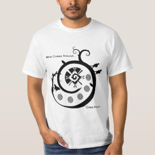 Galactische Butterfly - Wat er rond komt T-shirt