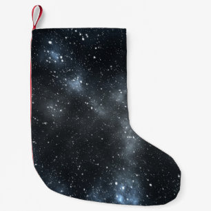 Galactische donkere materie: ruimtemysterie. kleine kerstsok